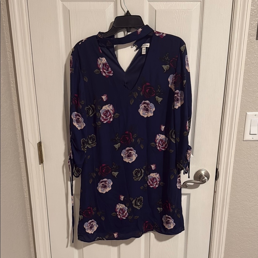 Speechless Navy Blue Dress